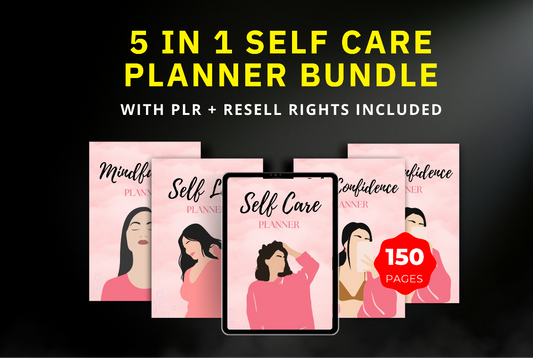 5 in 1 Self Care Planner Bundle