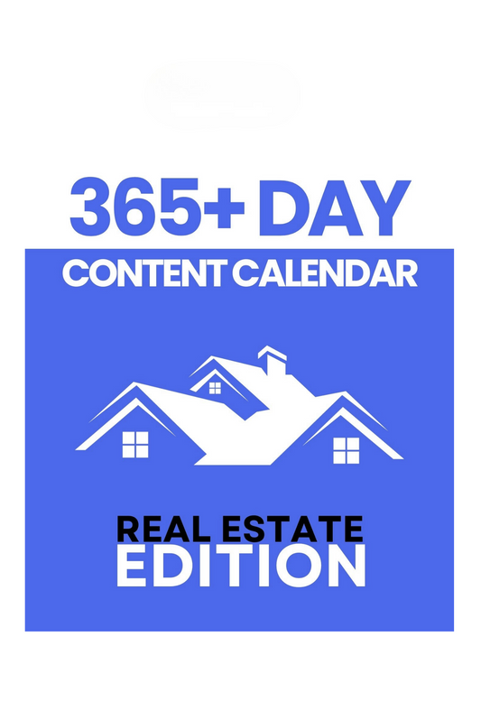 365+ Day Real Estate Content Calendar And Planner