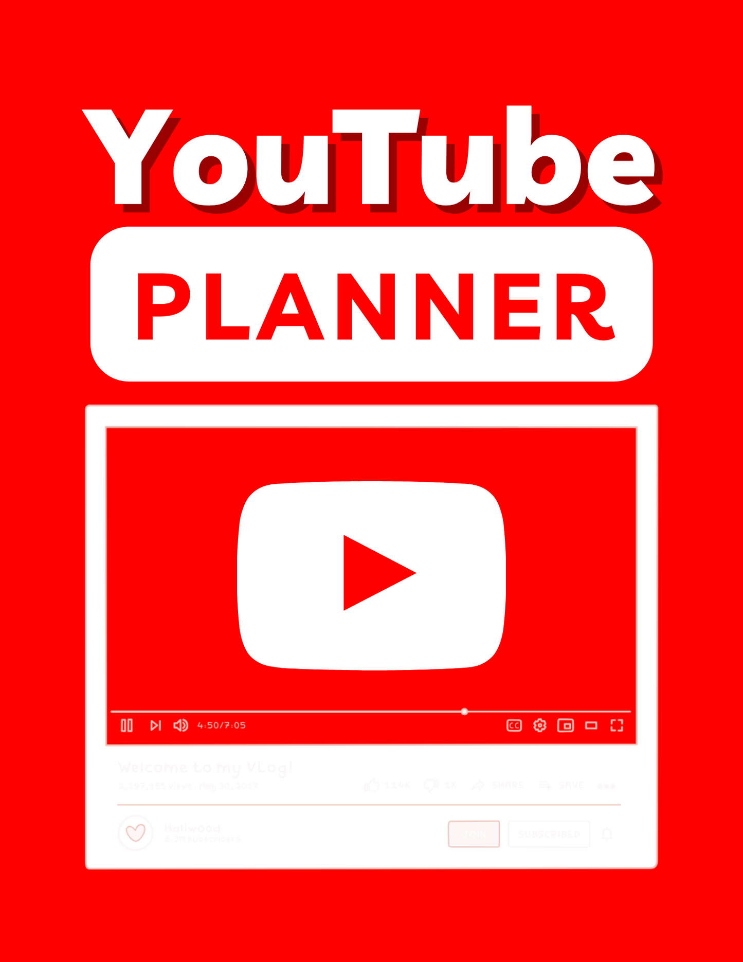 YouTube Planner