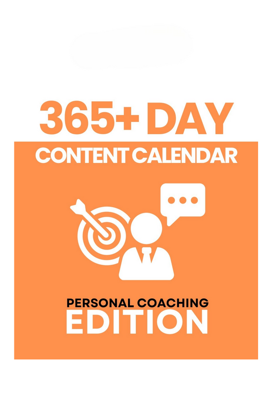 365 Day Content Planner (Personal Coaching Edition)
