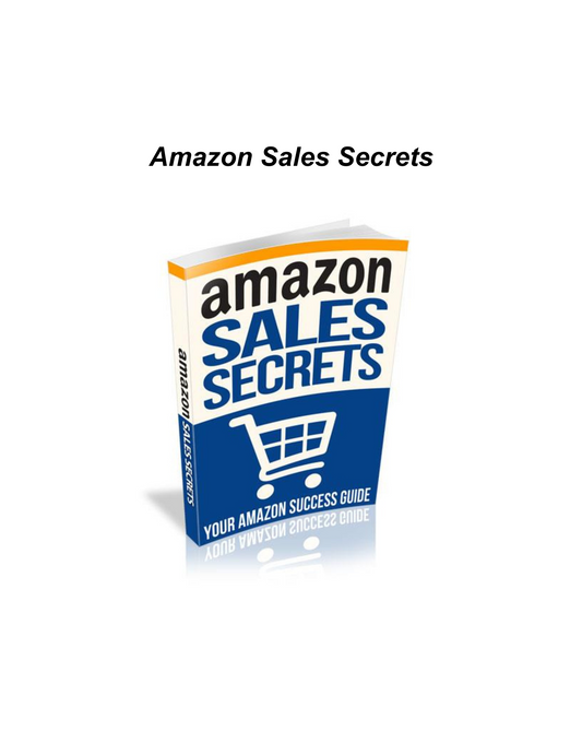 Amazon Sales Secrets